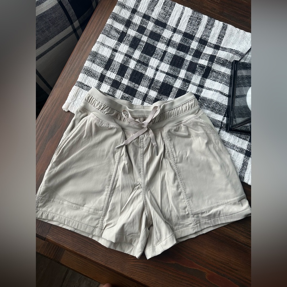 lululemon athletica Beige Athletic Shorts